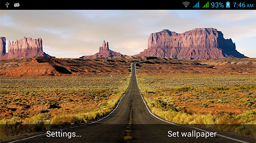 Écrans de Amazing nature pour tablette et téléphone Android.