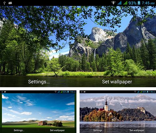 Kostenloses Android-Live Wallpaper Erstaunliche Natur. Vollversion der Android-apk-App Amazing nature für Tablets und Telefone.