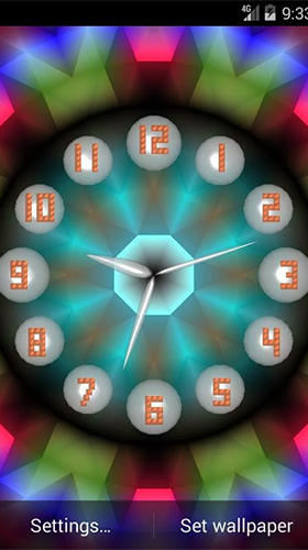 Analog clock by Alexander Kutsak - бесплатно скачать живые обои на Андроид телефон или планшет.