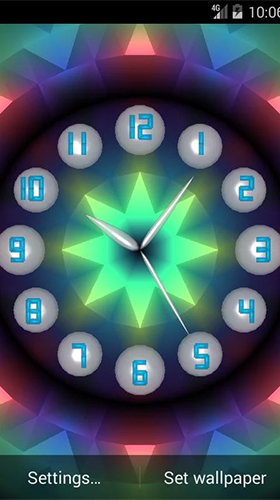 Скриншот Analog clock by Alexander Kutsak. Скачать живые обои на Андроид планшеты и телефоны.