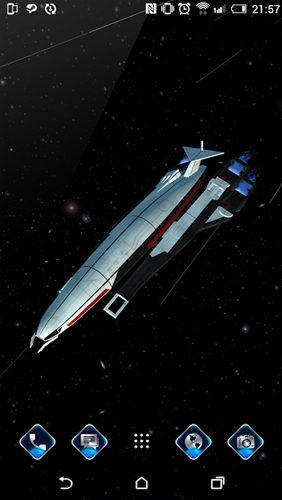 Fondos de pantalla animados a Andromeda Journey para Android. Descarga gratuita fondos de pantalla animados Viaje por la Andrómeda.