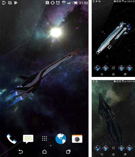 Kostenloses Android-Live Wallpaper Andromeda Reise. Vollversion der Android-apk-App Andromeda Journey für Tablets und Telefone.