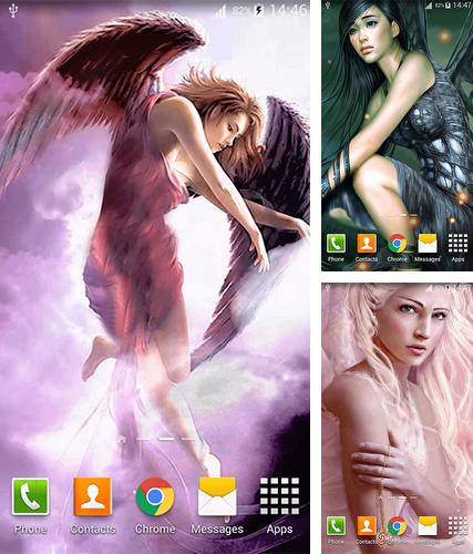 Download live wallpaper Angels for Android. Get full version of Android apk livewallpaper Angels for tablet and phone.