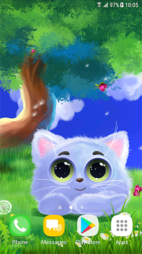 Descarga gratuita fondos de pantalla animados Gatito animado  para Android. Consigue la versión completa de la aplicación apk de Animated cat para tabletas y teléfonos Android.