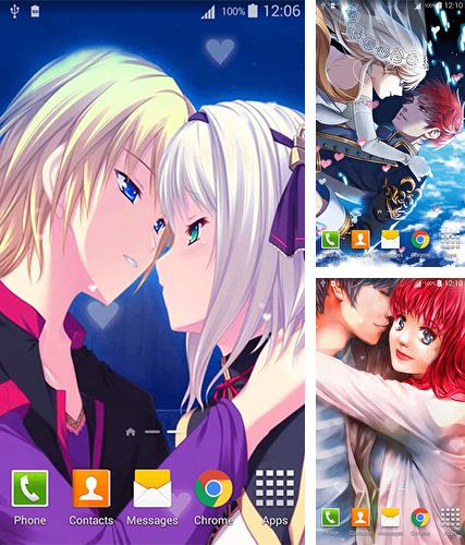 Descarga gratuita fondos de pantalla animados Enamorados anime  para Android. Consigue la versión completa de la aplicación apk de Anime lovers para tabletas y teléfonos Android.