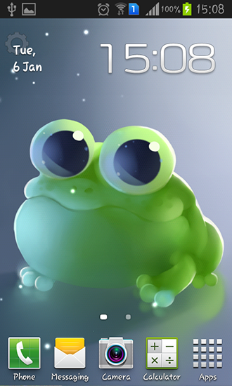 Descarga gratuita fondos de pantalla animados Rana de manzana para Android. Consigue la versión completa de la aplicación apk de Apple frog para tabletas y teléfonos Android.