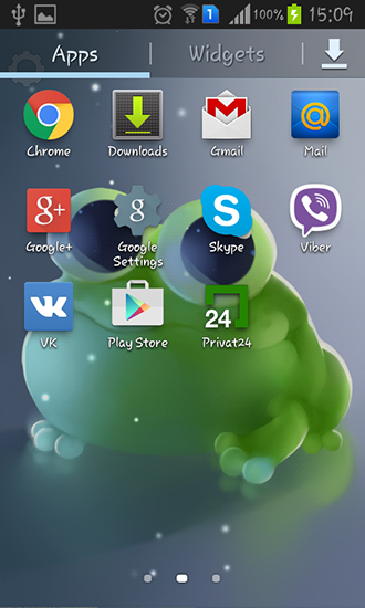 Apple frog für Android spielen. Live Wallpaper Apfelfrosch kostenloser Download.