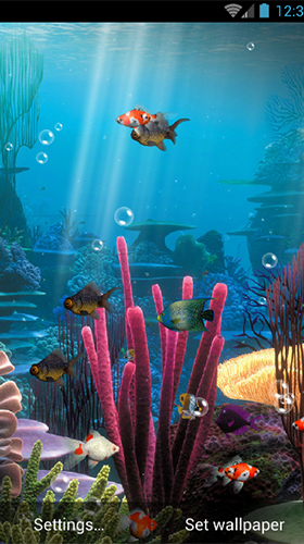 Aquarium by minatodev - бесплатно скачать живые обои на Андроид телефон или планшет.