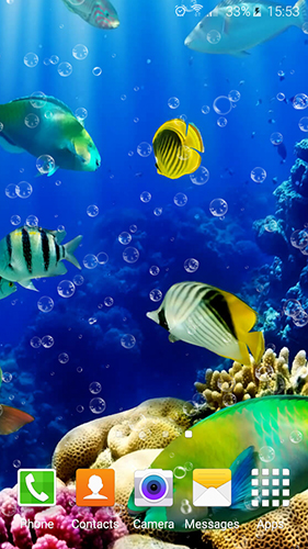 Android 用Top Live Wallpapers: 水族館をプレイします。ゲームAquarium by Top Live Wallpapersの無料ダウンロード。