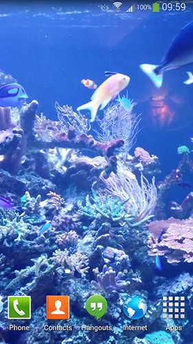 Aquarium HD 2 - бесплатно скачать живые обои на Андроид телефон или планшет.