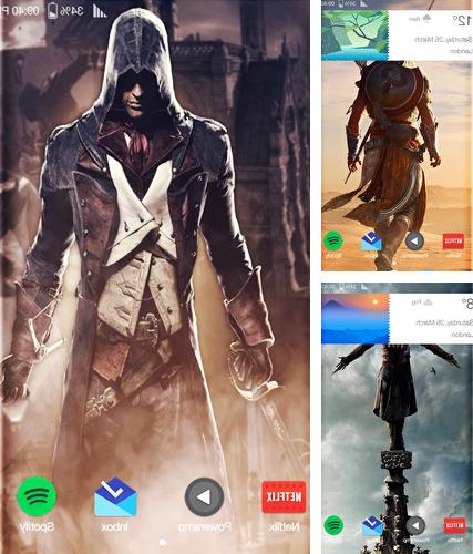 Kostenloses Android-Live Wallpaper Assassins Creed. Vollversion der Android-apk-App Assasins creed für Tablets und Telefone.