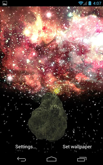 Asteroid Apophis - безкоштовно скачати живі шпалери на Андроїд телефон або планшет.