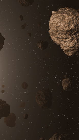 Fondos de pantalla animados a Asteroids 3D para Android. Descarga gratuita fondos de pantalla animados Asteroides 3D.