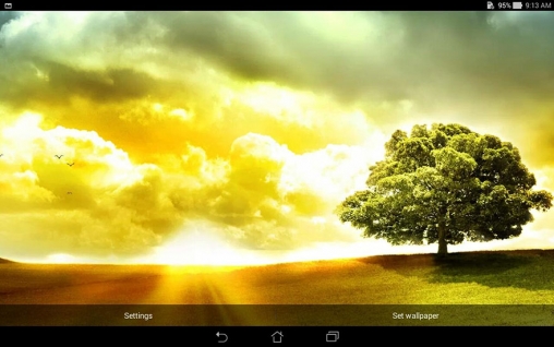 Kostenloses Android-Live Wallpaper Asus: Day Scene. Vollversion der Android-apk-App Asus: Day scene für Tablets und Telefone.