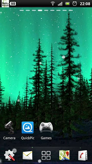 Kostenloses Android-Live Wallpaper Aurora. Vollversion der Android-apk-App Aurora für Tablets und Telefone.