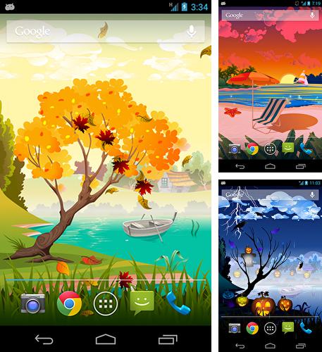 Kostenloses Android-Live Wallpaper Herbst. Vollversion der Android-apk-App Autumn by blakit für Tablets und Telefone.