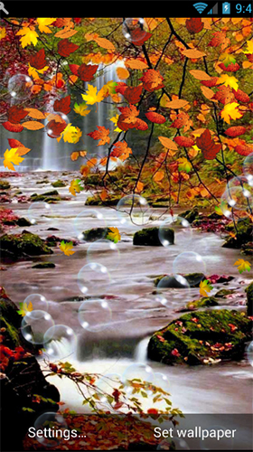 Autumn by minatodev für Android spielen. Live Wallpaper Herbst kostenloser Download.
