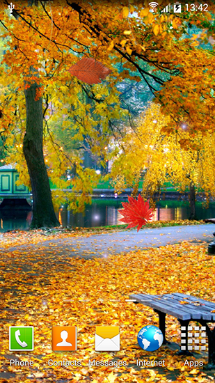 Autumn landscape - скачать бесплатно живые обои для Андроид на рабочий стол.