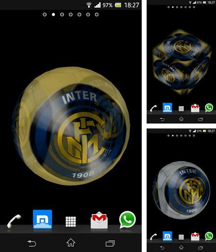 Descarga gratuita fondos de pantalla animados Pelota 3D Inter Milan para Android. Consigue la versión completa de la aplicación apk de Ball 3D Inter Milan para tabletas y teléfonos Android.