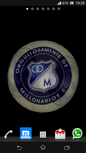 Download livewallpaper Ball 3D: Millonarios for Android. Get full version of Android apk livewallpaper Ball 3D: Millonarios for tablet and phone.