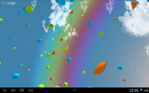 Kostenloses Android-Live Wallpaper Luftballoons 3D. Vollversion der Android-apk-App Balloons 3D für Tablets und Telefone.