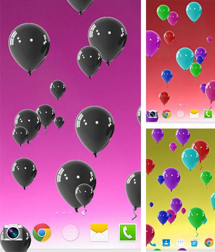 Kostenloses Android-Live Wallpaper Ballons. Vollversion der Android-apk-App Balloons by FaSa für Tablets und Telefone.