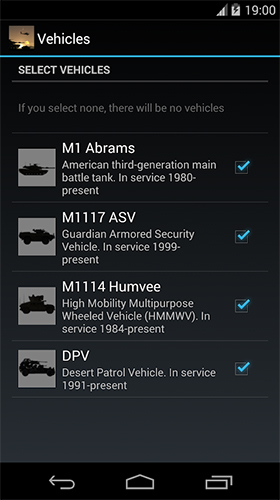 Capturas de pantalla de Battlefield para tabletas y teléfonos Android.