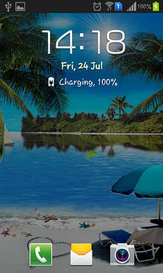 Screenshots of the Beach by Amax lwps for Android tablet, phone.