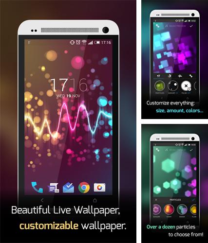 Beautiful music visualizer - бесплатно скачать живые обои на Андроид телефон или планшет.