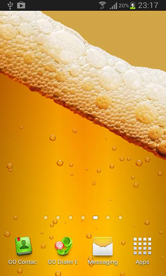 Beer & battery level - безкоштовно скачати живі шпалери на Андроїд телефон або планшет.