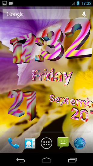 Best clock 3D für Android spielen. Live Wallpaper Beste Uhr 3D kostenloser Download.