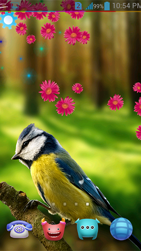Screenshots do Pássaros 3D para tablet e celular Android.