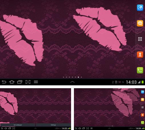 Zusätzlich zum Live Wallpaper Frühlingsblume für Android Mobiltelefone und Tablets, können Sie auch Black and pink, Schwarz und Pink kostenlos herunterladen.