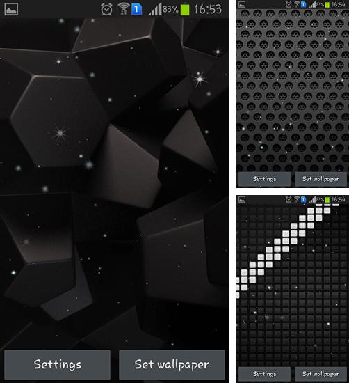 In addition to live wallpaper Snowflake for Android phones and tablets, you can also download Black by Jango lwp studio for free.