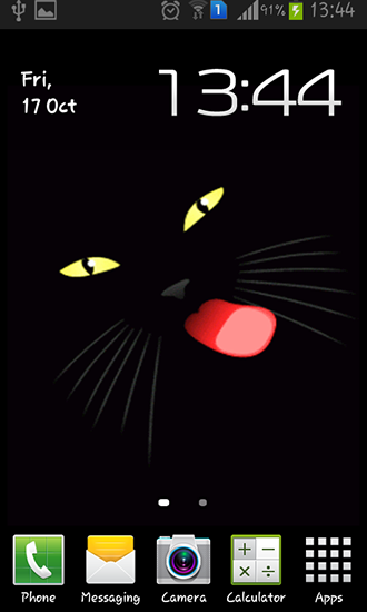 Descarga gratuita fondos de pantalla animados Gato negro para Android. Consigue la versión completa de la aplicación apk de Black cat para tabletas y teléfonos Android.