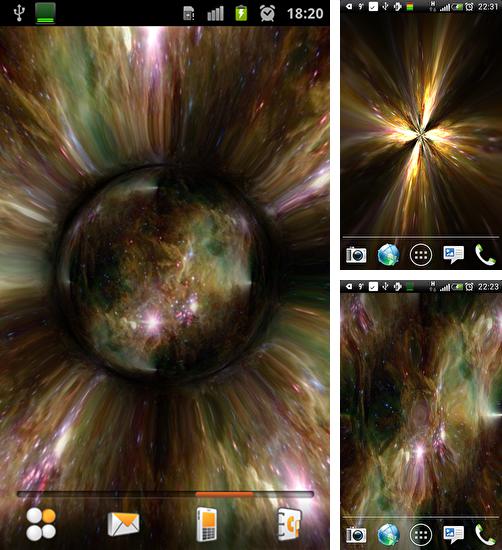 Download live wallpaper Black hole for Android. Get full version of Android apk livewallpaper Black hole for tablet and phone.