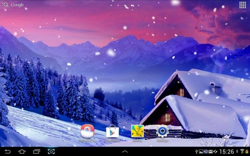 Papeis de parede animados Nevasca para Android. Papeis de parede animados Blizzard para download gratuito.