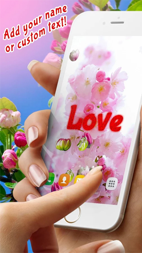 Blossoms 3D - бесплатно скачать живые обои на Андроид телефон или планшет.