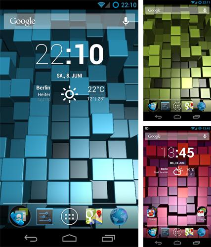 Kostenloses Android-Live Wallpaper Blox. Vollversion der Android-apk-App Blox by Fabmax für Tablets und Telefone.