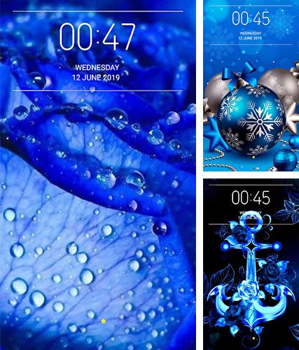 Kostenloses Android-Live Wallpaper Blau. Vollversion der Android-apk-App Blue by Niceforapps für Tablets und Telefone.