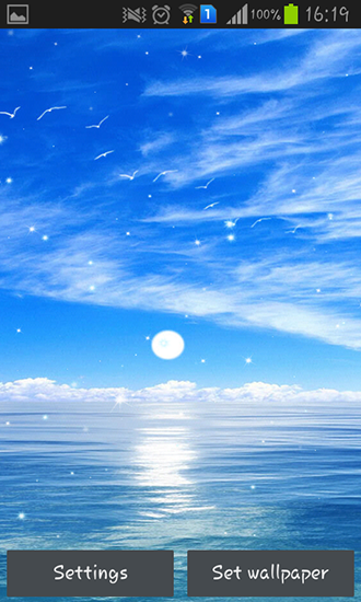 Descarga gratuita fondos de pantalla animados Océano azul  para Android. Consigue la versión completa de la aplicación apk de Blue ocean para tabletas y teléfonos Android.