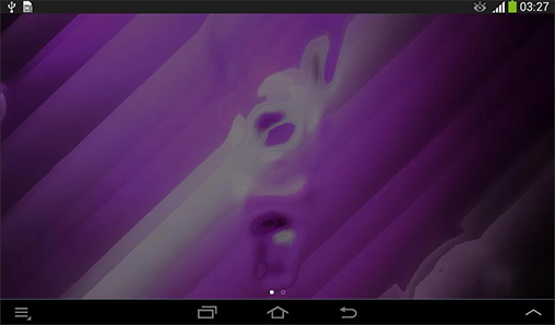 Blue water - скріншот живих шпалер для Android.