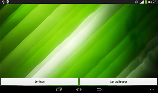 Android タブレット、携帯電話用青い水のスクリーンショット。