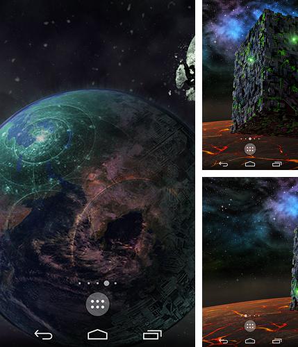 Дополнительно к живым обоям на Андроид телефоны и планшеты Звездный дом, вы можете также бесплатно скачать заставку Borg sci-fi.