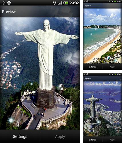 Kostenloses Android-Live Wallpaper Brasilien. Vollversion der Android-apk-App Brasil für Tablets und Telefone.