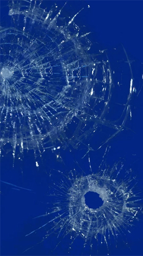Broken glass by Cosmic Mobile - скріншот живих шпалер для Android.