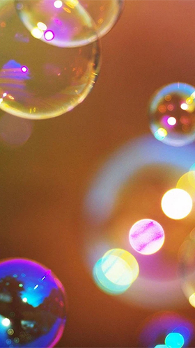 Bubbles by Happy live wallpapers - бесплатно скачать живые обои на Андроид телефон или планшет.