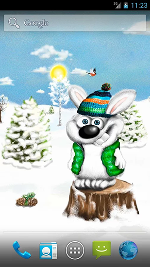 Descarga gratuita fondos de pantalla animados Conejo  para Android. Consigue la versión completa de la aplicación apk de Bunny para tabletas y teléfonos Android.