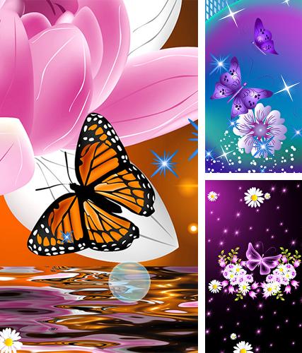 Butterflies by Fantastic Live Wallpapers - бесплатно скачать живые обои на Андроид телефон или планшет.