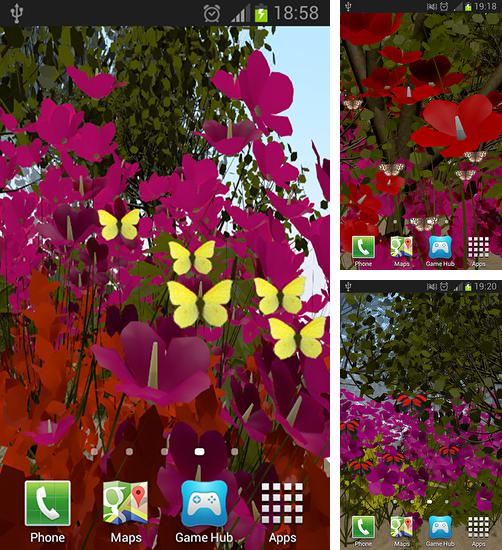Además de fondo de pantalla animados Tulipán 3D para teléfonos y tabletas Android, también puedes descargarte gratis Butterflies by Wizzhard.